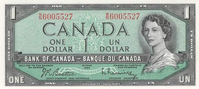 Kanada 1 Dollar 1954  p.74b